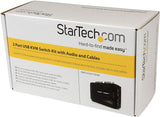 StarTech.com 2 Port USB VGA KVM Switch - Single VGA - Hot-Key & Audio