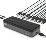 Station d'accueil universelle Targus USB C avec Quad 4K (QV4K), simple 5K/Q