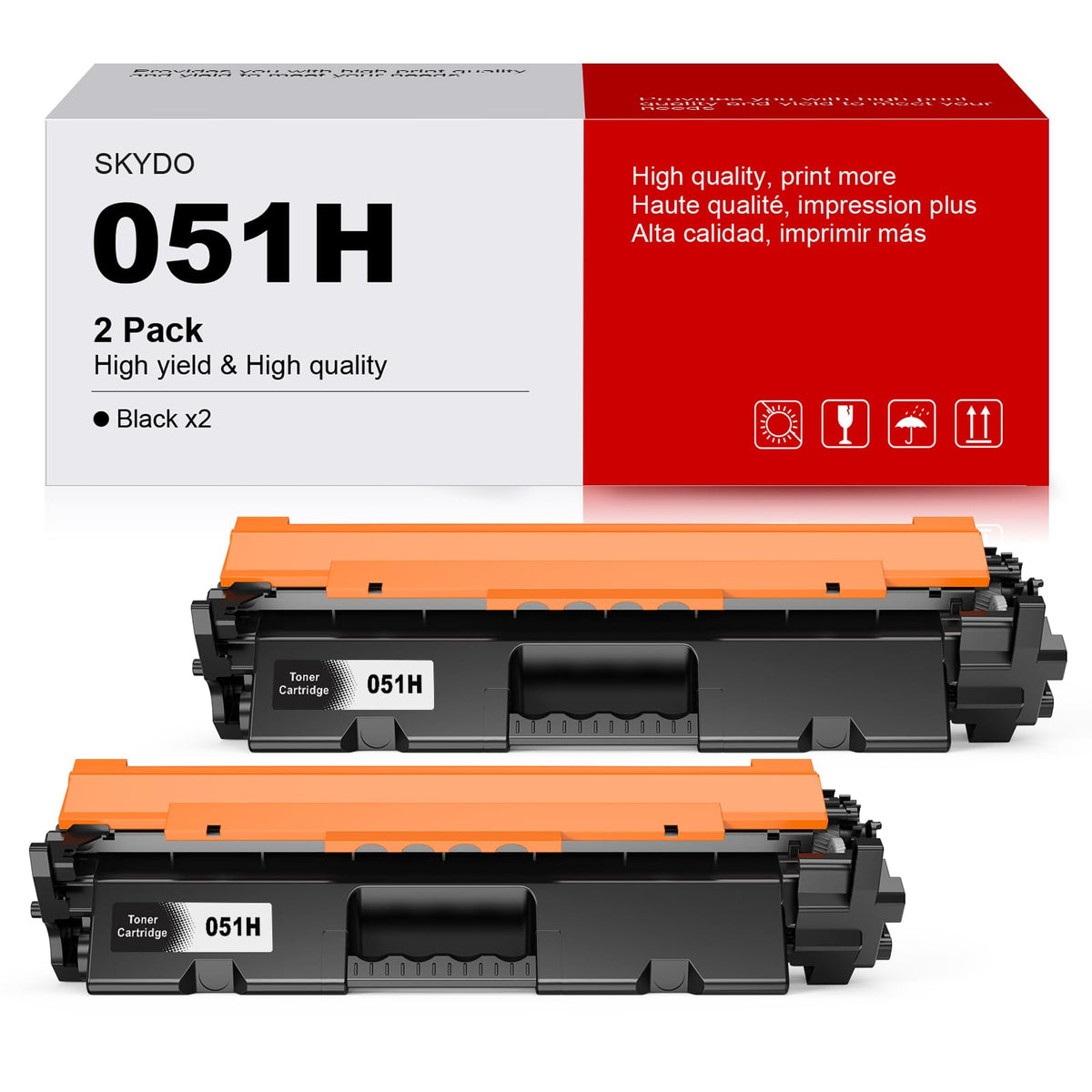 051H Toner Cartridge Replacement for Canon 051H 051 H CRG-051 H Toner