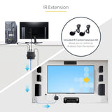 StarTech.com 4K HDMI Extender Over CAT5/CAT6 Cable, 4K 60Hz HDR Video