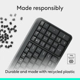 Logitech K250 Clavier sans fil Bluetooth compact avec pavé numérique - Graphite