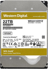 Western Digital 22TB WD Gold Enterprise Class SATA Internal Hard Drive