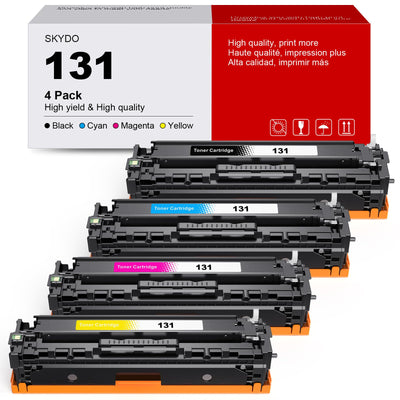 131 Toner Cartridges Replacement for Canon 131 131H 131BK CRG131 Work