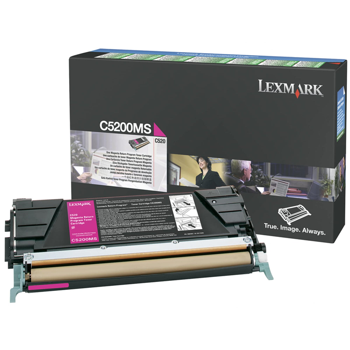 LEXMARK RETURN PROG TNR CART HIYLD CX410/510 BLK