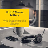 Micro-casque stéréo Jabra Evolve2 65 avec Link390a