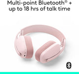 Logitech Zone Vibe 100 Lightweight Wireless Over Ear Headphones with N