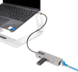 StarTech.com 3-Port USB-C Hub, 2.5 Gbps Ethernet, 100W PD Pass-Through