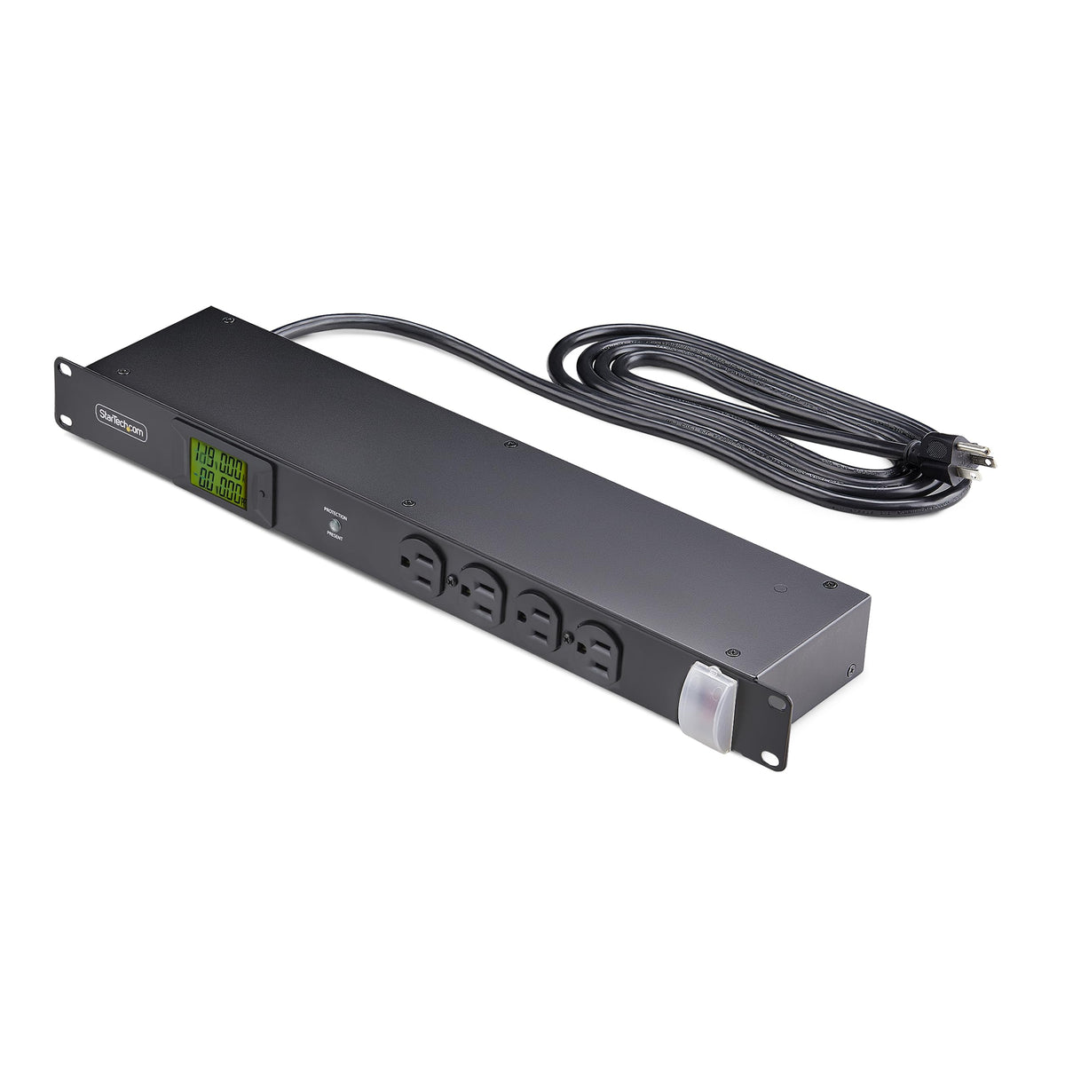 StarTech.com 16-Outlet Horizontal Rack Mount Metered PDU, 1U Server Po