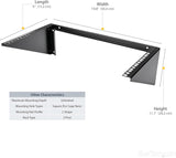 StarTech.com 2-Post 6U Heavy-Duty Wall-Mount Network Rack, 19