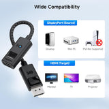 Cable Matters 8K DisplayPort 1.4 to HDMI 2.1 Adapter with 4K 120Hz or