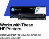 HP 218X Original LaserJet Toner Cartridge - High Yield - Cyan XL (High