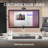 Logitech MX Brio Ultra HD 4K Collaboration, Webcam de streaming, 1080p à