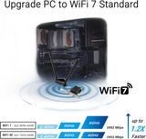 ASUS BE6500 (PCE-BE90BT) Tri Band PCI-E WiFi 7 (802.11be), Bluetooth 5