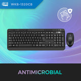 Adesso WKB-1320CB EasyTouch - Antimicrobial Wireless Desktop Keyboard