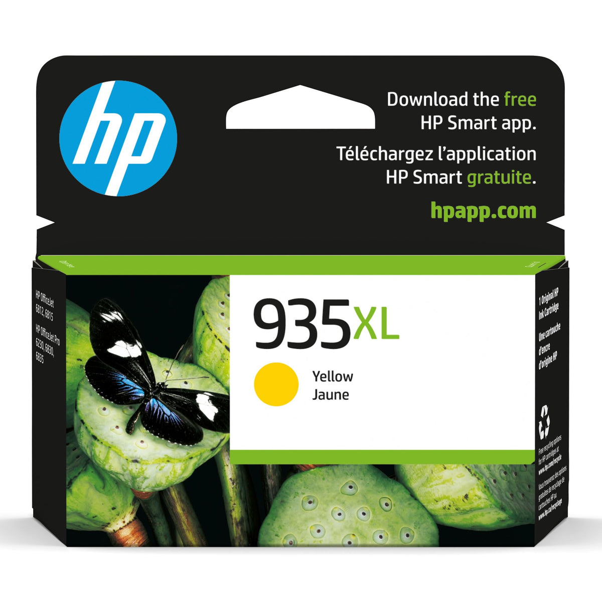 HP 935XL Yellow High Yield Original Ink Cartridge (C2P26AN)