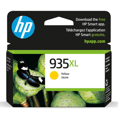 Cartouche d'encre jaune HP 935XL à haut rendement d'origine (C2P26AN)
