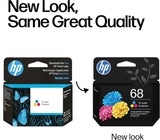 Cartouche d'encre trois couleurs originale HP 68
