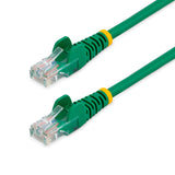 Câble Ethernet Cat5e StarTech.com – 7,6 m – Vert – Cordon de raccordement – Snagless