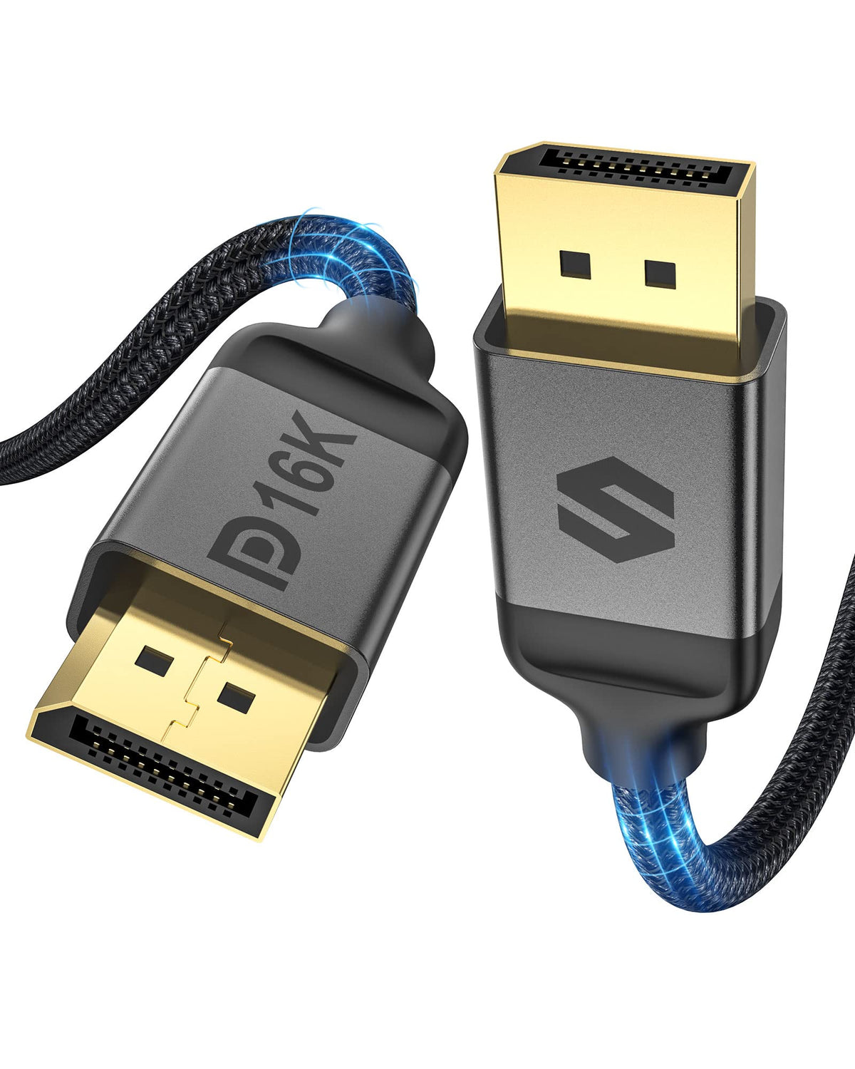 Silkland DisplayPort Cable 2.1 15ft, DP 2.1 Cable [16K@60Hz, 8K@120Hz