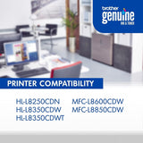 Brother Genuine TN336C High-Yield Cyan Toner Cartridge, Higher Yield f