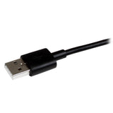 StarTech.com 1m 3 ft Black Apple 8-pin Lightning or 30-pin Dock Connec