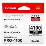 Canon PFI-4100 Genuine Photo Black Ink Tank, Compatible with imagePROG