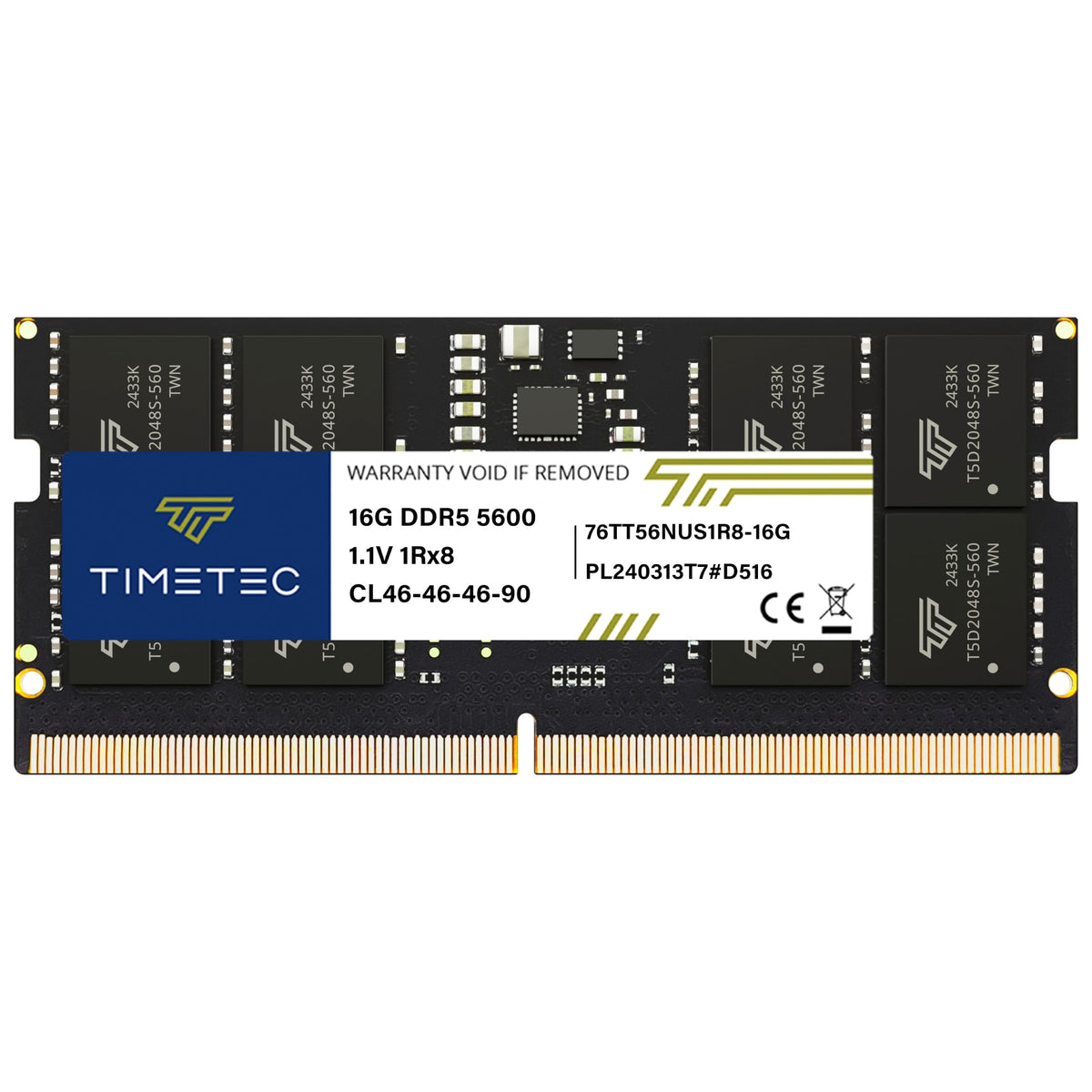 AXIOM 16GB DDR5-5600 ECC SODIMM POUR HP - 79U74AA N50073-001
