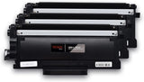 Lot de 3 toners noirs de remplacement TN450 TN-450 pour Brother