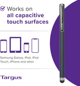 Stylet Targus pour tablettes et appareils à écran tactile - Noir