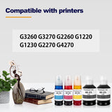 GI-21 GI21 Ink Refill Bottles Compatible for Canon G3270 G3260 G2260 G