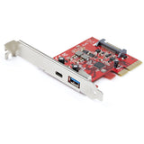 StarTech.com 2-Port 10Gbps USB-A & USB-C PCIe Card - USB 3.2 Gen 2 PCI