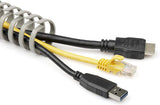 StarTech.com Flexible Cable Management Raceway Spine Vertebrae, 1-1/8