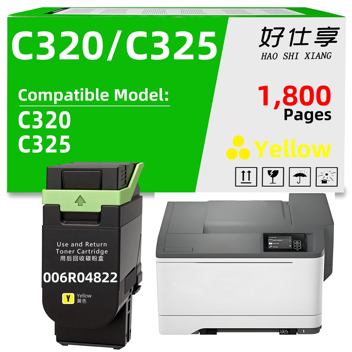 Xerox C320/DNI with Toner 006R04823 Bundle