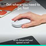 Logitech POP Mouse, Compact and Portable Wireless Bluetooth Mouse with