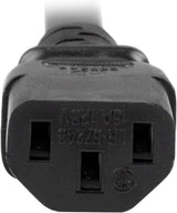 StarTech.com 6ft (1.8m) Heavy Duty Extension Cord, IEC 320 C13 To IEC