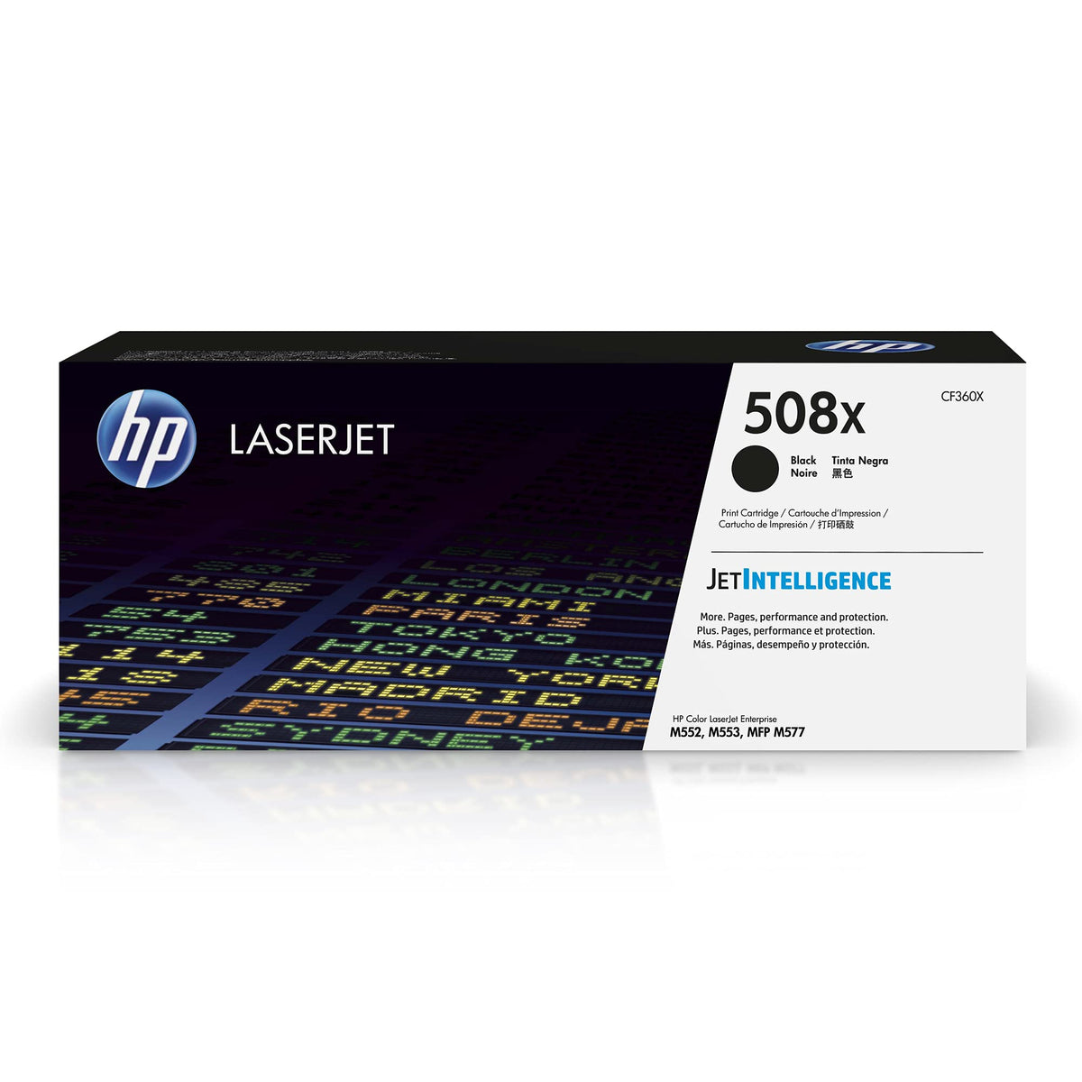HP 508X (CF360X) Cartouche de Toner Noir Original Haut Rendement Unique Noir