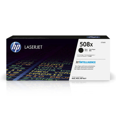 HP 508X (CF360X) High Yield Black Original Toner Cartridge Single Blac