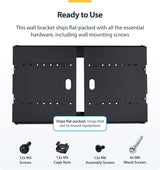 StarTech.com 2-Post 6U Wall Mounted Rack, Adjustable Depth up to 16in