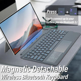 Keyboard for Surface Pro 11/10/9/8/X (13inch), Portable Slim Type Cove