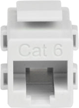 StarTech.com White Cat 6 RJ45 Keystone Jack Network Coupler F/F - RJ45