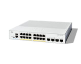 Cisco Catalyst 1300-16P-4X Managed Switch, 16 Port GE, PoE, 4x10GE SFP
