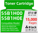 Lexmark 55B1H0E Cartouche de toner contrat à HAUT RENDEMENT