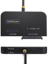 StarTech USB-C/USB-A to M.2 NVMe and 2.5in/3.5in SATA Adapter, 10Gbps