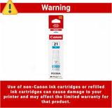 Canon GI-21 Cyan Ink Bottle