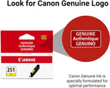 Canon Genuine CLI-251 Yellow Ink Tank Regular Yellow Ink