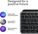 Logitech MX Keys S Mac Clavier sans fil Fluide Précis - Gris espace |