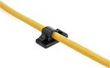 StarTech.com 100 Serre-Câbles Adhésifs Noirs - Réseau/Ethernet
