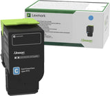Lexmark 78C10C0 Cyan Return Cartridge