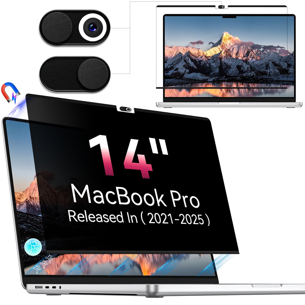 14 MBook Pro 21/23 Prvcy Scrn