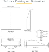 StarTech.com 2U Server Rack Shelf - Universal Rack Mount Cantilever Sh